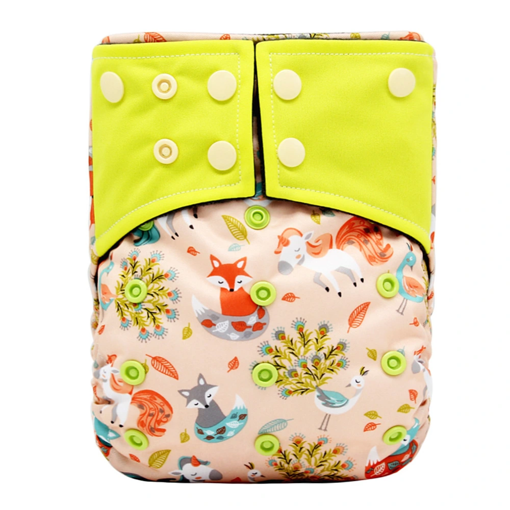 Adjustable Bamboo Carbon Fiber Baby Reusable Soft Cloth Diapers for NewbornP11