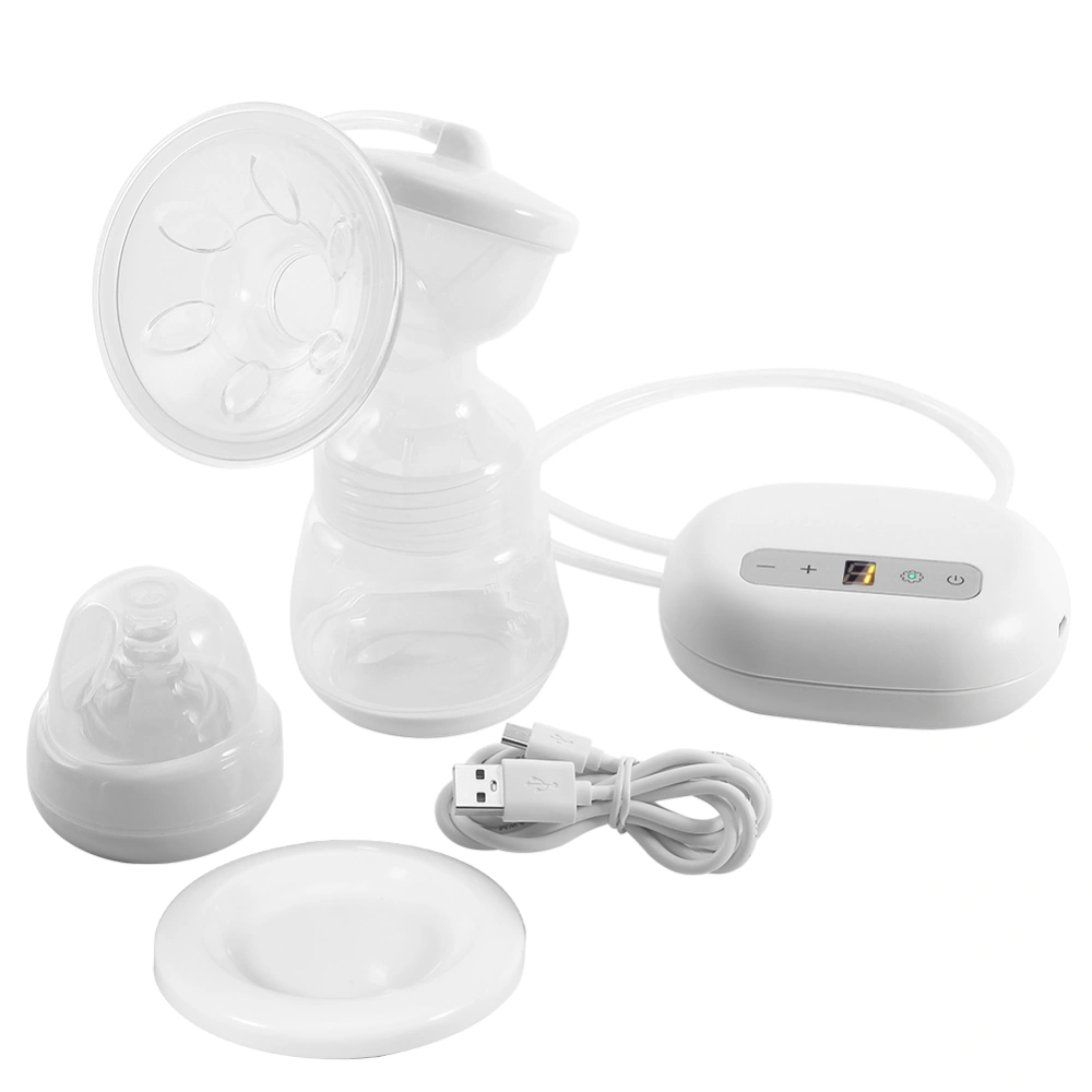 Electric Adjustable Breast Feeding Pump Breast Pump Postpartum Breast PumpWhite