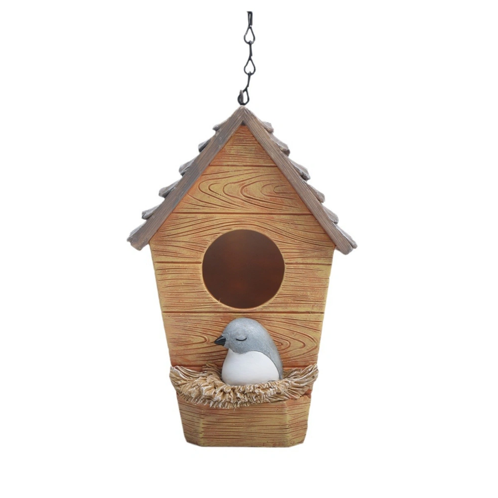 Hanging Bird House, Modern Outdoor Bird Nest for Garden Lawn