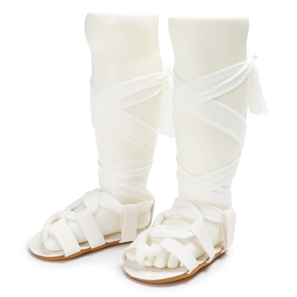 Baby Girls PU Leather Sandals Roman Bandage Beach Sandal Shoes