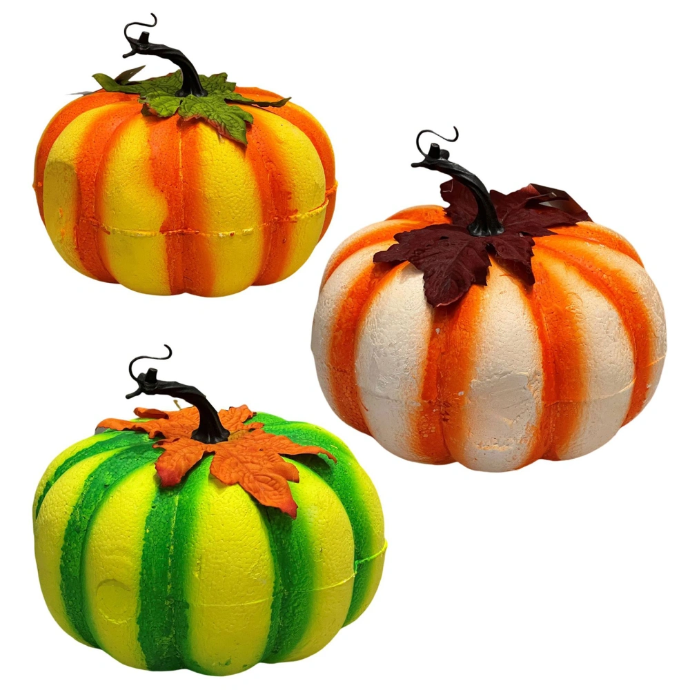 Halloween Pumpkin, Fake Pumpkin Ornament Holiday Decor Party Favor