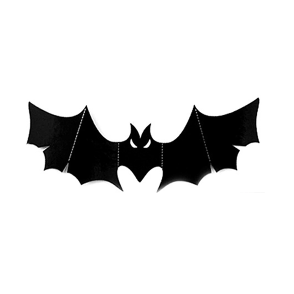 Halloween Window Cling 3D Bats Wall Art Stickers Office Wall Decals