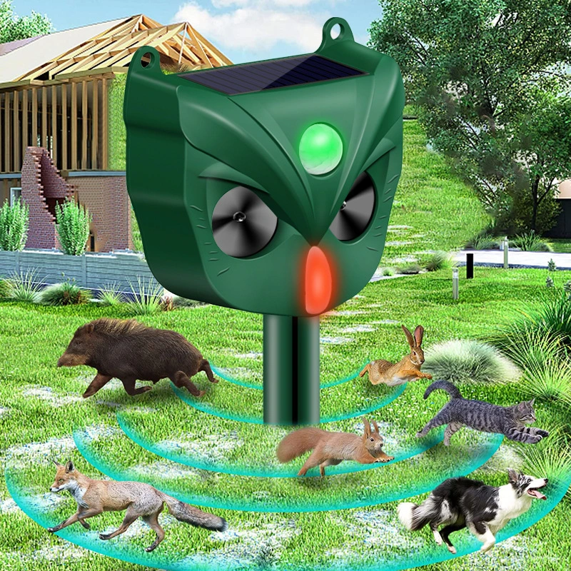 Solar Ultrasonic Animal Repeller