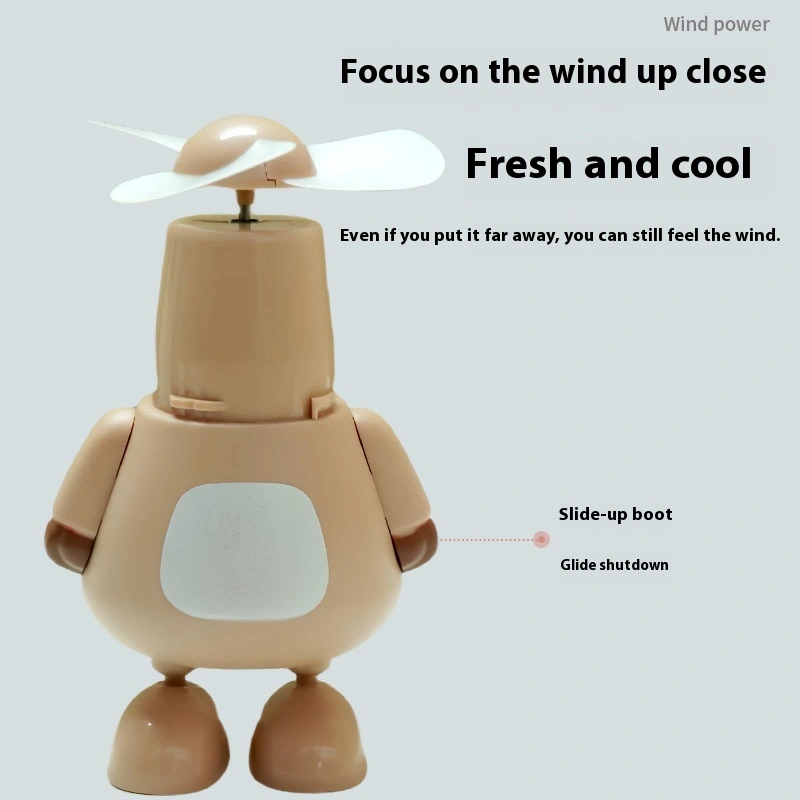 Pocket Portable USB Charging Cartoon Animal Mini Fan