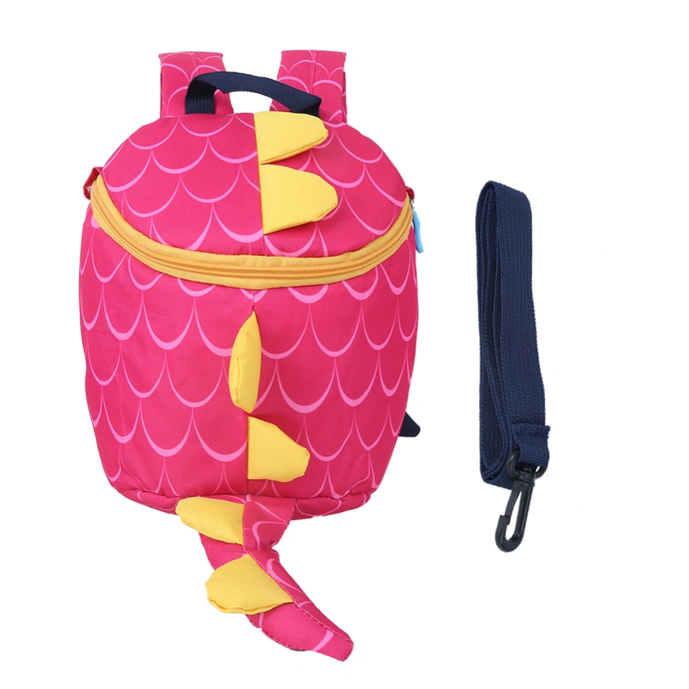 Children Safety Harness Bag Light Weight Anti Lost Toddler Backpack Cartoon Kids Schoolbag(Pink )