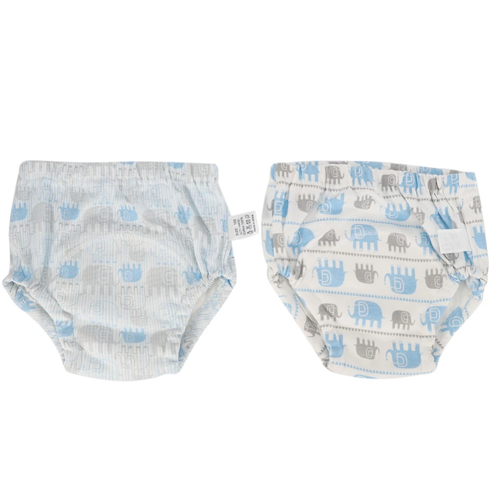 2pcs Baby Pee Potty Training Pants Infant Cotton Training Underwears for Newborn4# L