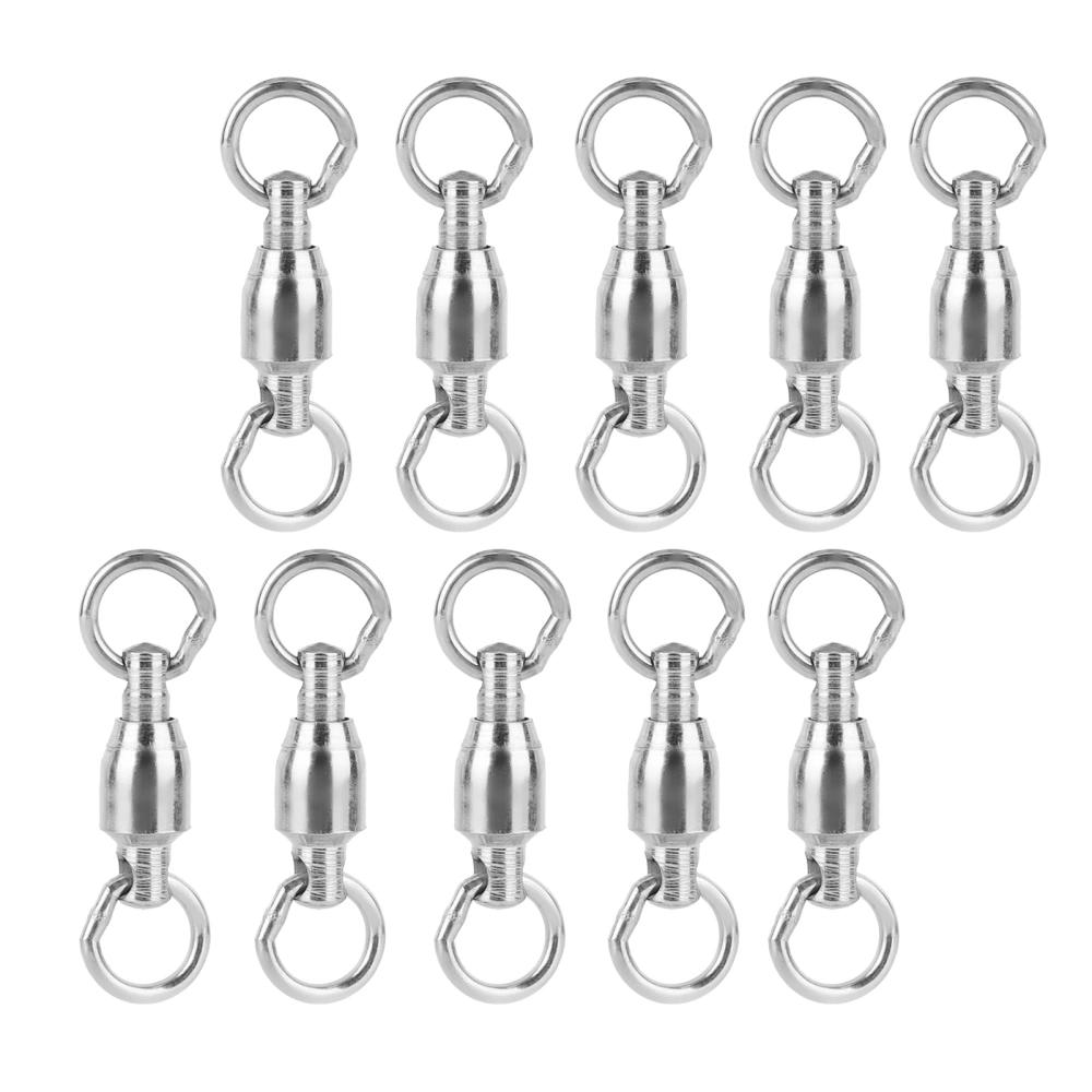 10PCS Stainless Steel Pet Bird Universal Activity Opening Training Foot Ring Accessories Parrots Cage Supplies