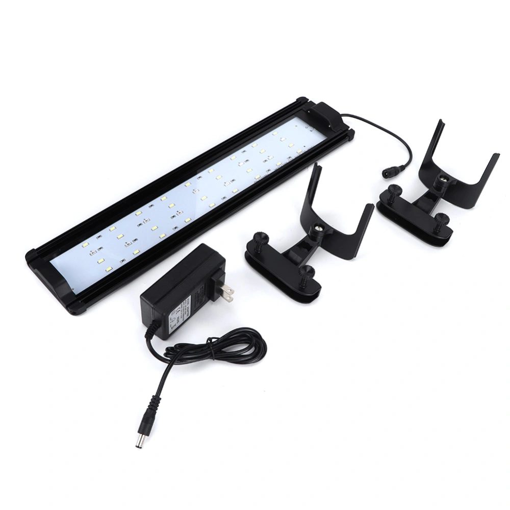 LED Plant Light Lamp with Bracket Telescopic Bracket for Fish Tank Aquarium US 110-240V