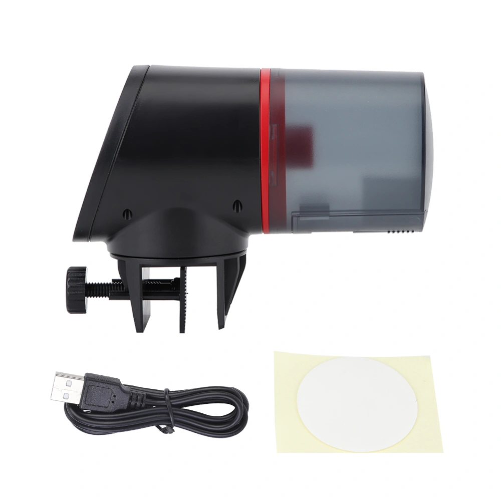 CY-019 Charging ABS Plastic Smart Timing Aquarium Tank Automatic Timer Fish Feeder Food Feeding Dispenser