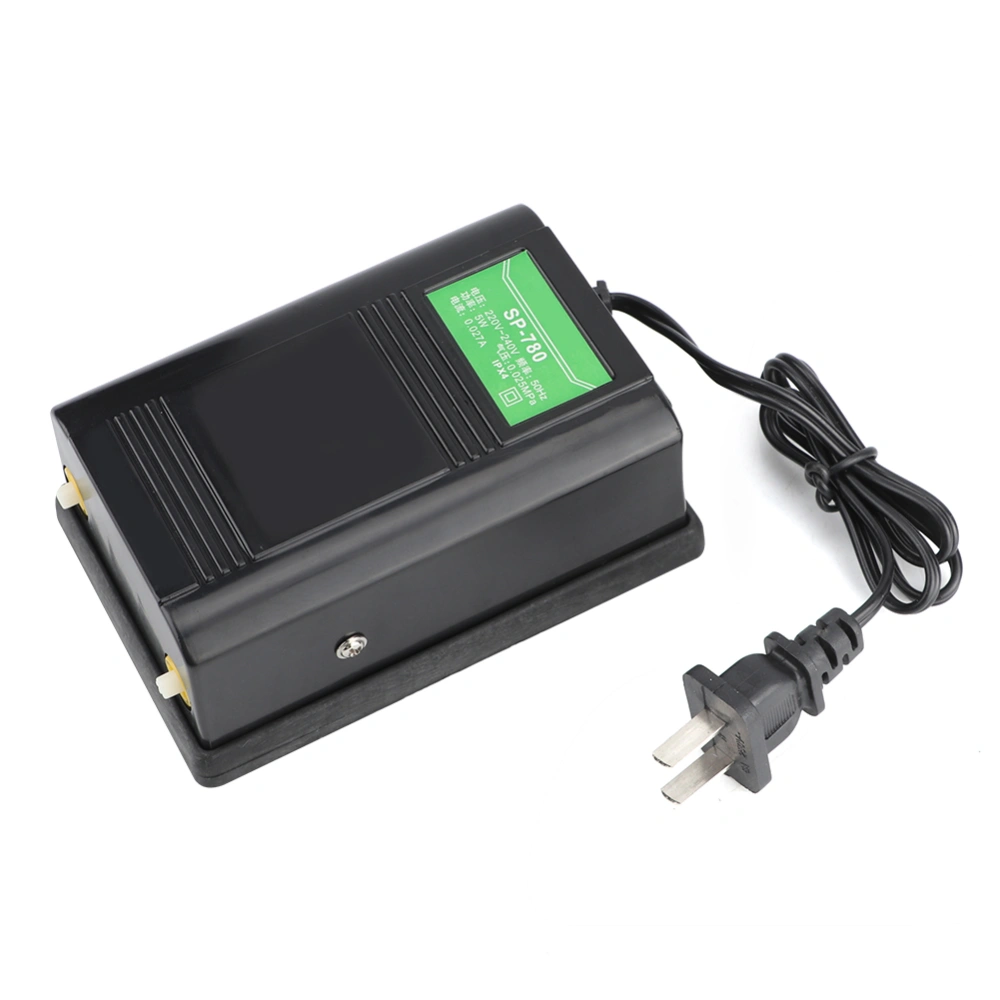 SP-780 5W Fish Tank Aeration Increase Oxygen Pump Aquarium Double Hole Adjustable Air Volume CN Plug 220-240V