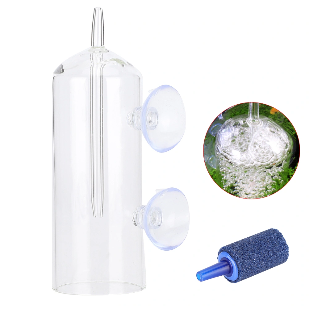 Glass High Dissolved Aquarium Oxygen Aeration Fish Tank Equipment Accessory ToolContain Air Stone