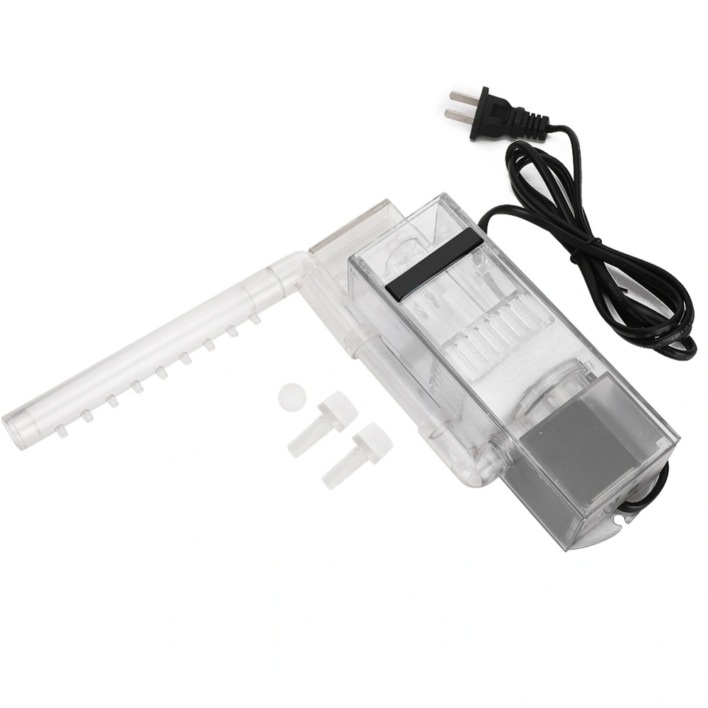 Plastic Aquarium Oil Removal Filter Self Floating Electric Oil Film Processor for 30-50L Fish Tanks CN Plug 220-240V