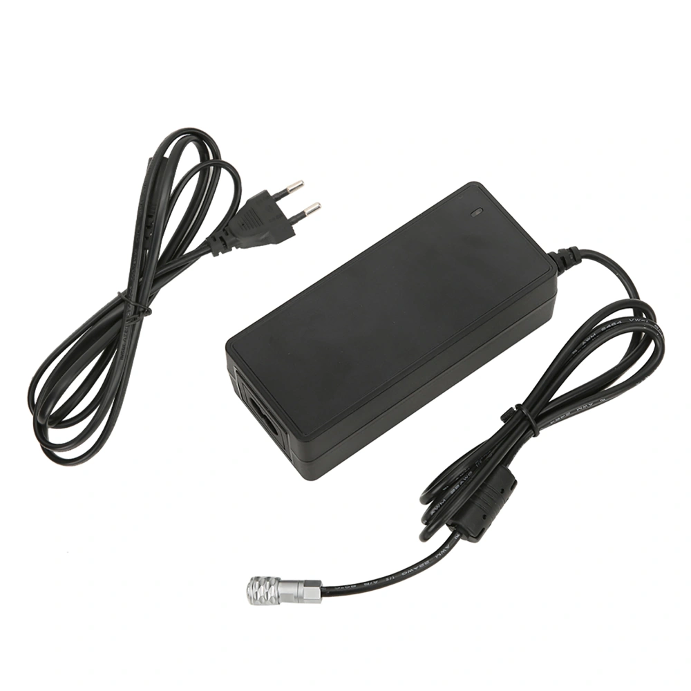 2 Pins Mini XLR 12V 3A Power Supply Charger Adapter for BMPCC 4K Video Camera Black