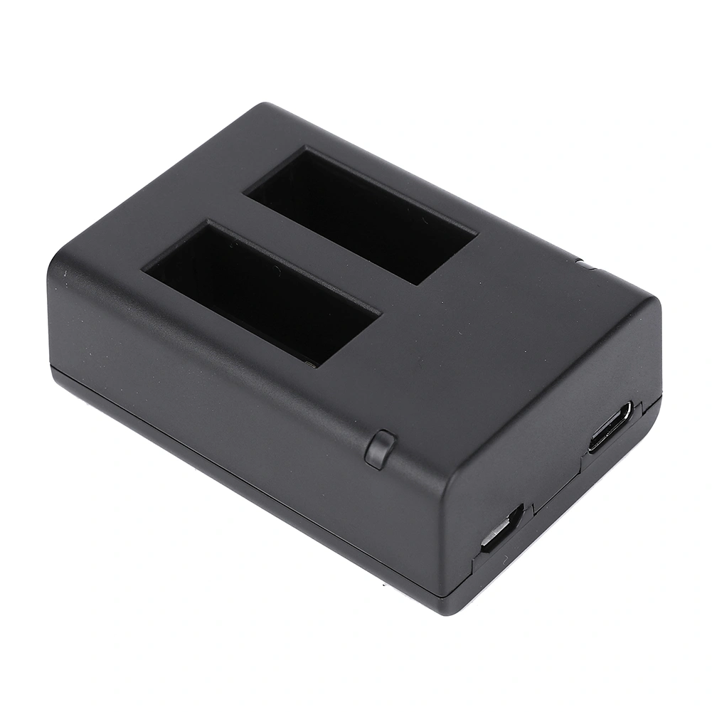 Action Camera Battery Charger Dual Slot with USB Charging Cable for GOPRO MAX Panoramic Cameras