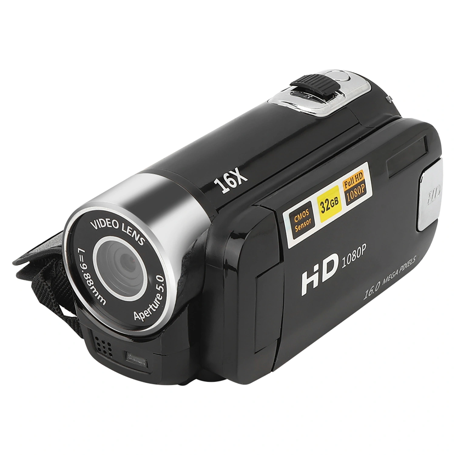 DH‑90 16X Digital Zoom 2.7 Inch Colourful Display Screen High Definition Camera Image Video Shooting Camcorder US Plug 110‑240V