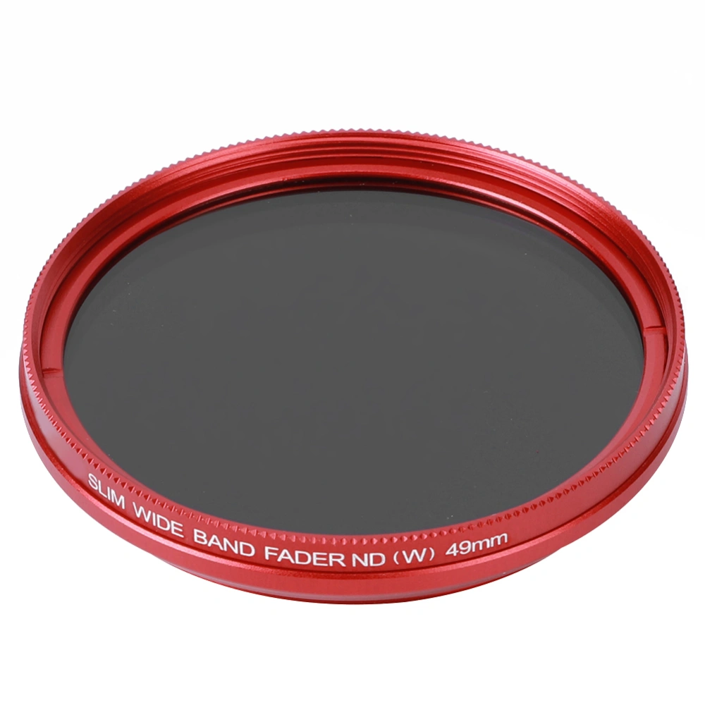 FOTGA Neutral Density Lens ND Filter ND2‑400 Adjustable for SLR Mirrorless Camera Lens49mm