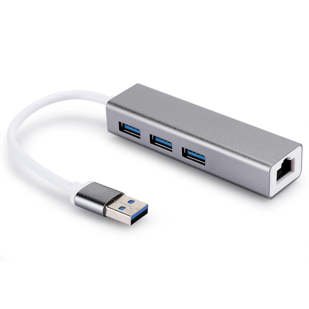 DM HE83 Aluminium Alloy Wired Networking Card 100M USB 3.0 HUB Adapter USB to RJ45