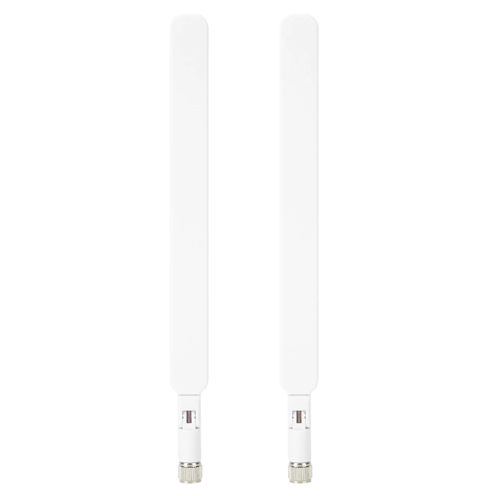 2Pcs 4GLTE Router Antenna B593 CPE for Huawei Network Signal Wireless Male BoosterWhite