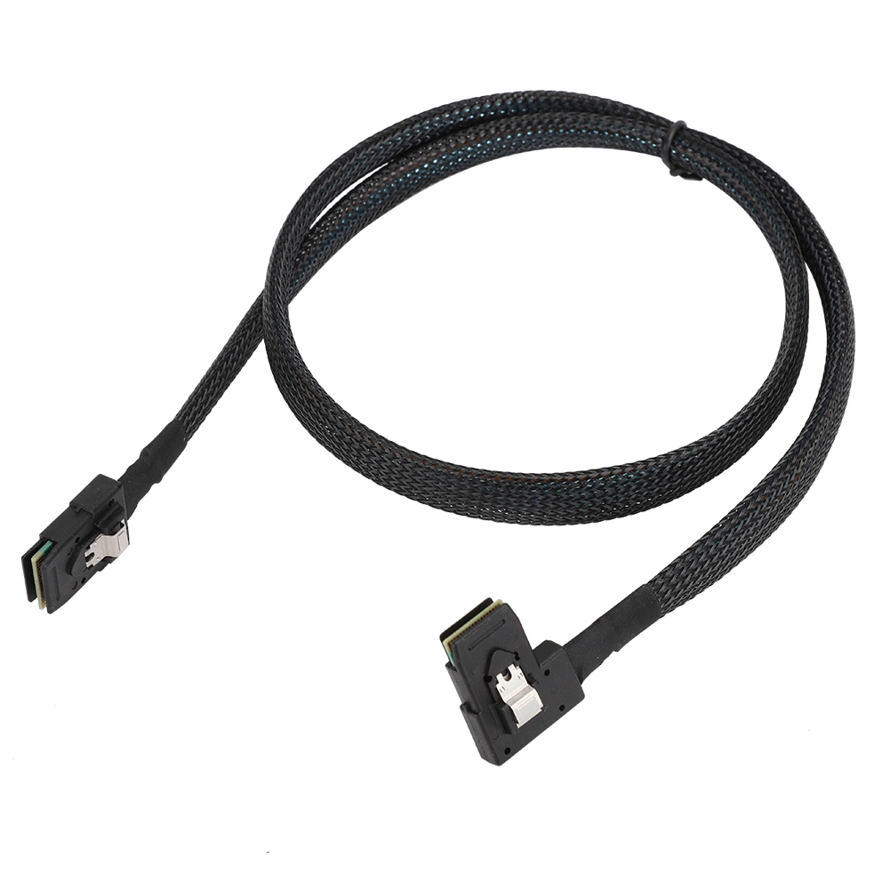 MINI SAS 36P 0.8 Meter Injection Molding SFF-8087 Right Elbow to SFF8087 Hard Disk Line