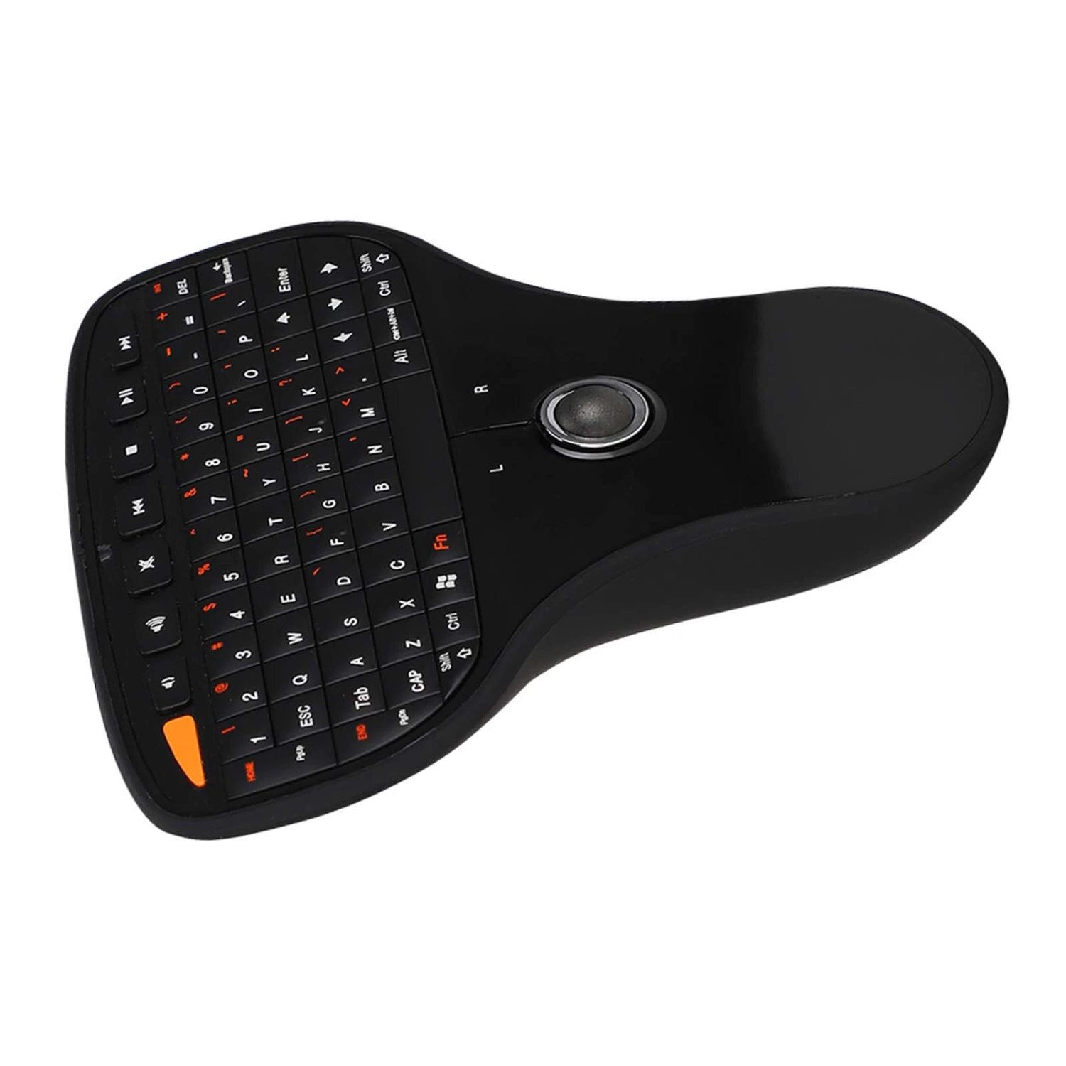 N5901 QWERTY Keyboard Trackball 2.4G Wireless Mini USB MultiMedia Keyboard for TV Computer