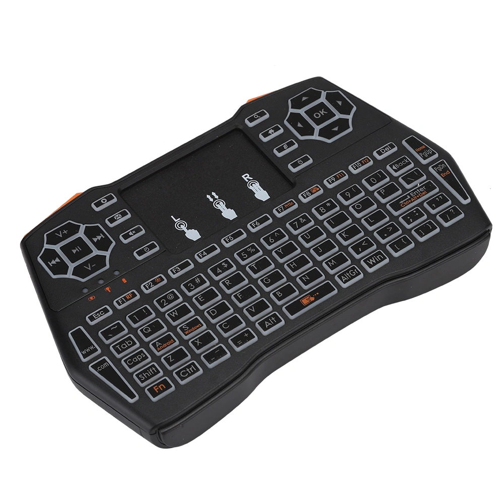 I8 Plus LED Backlit Version 2.4GHz Mini Wireless QWERTY Keyboard with Touchpad