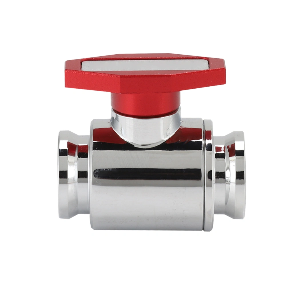 Drain Valve High Quality Brass Computer Water Cooler Accessories G1/4 Female Thread FM YGNSS(Red )