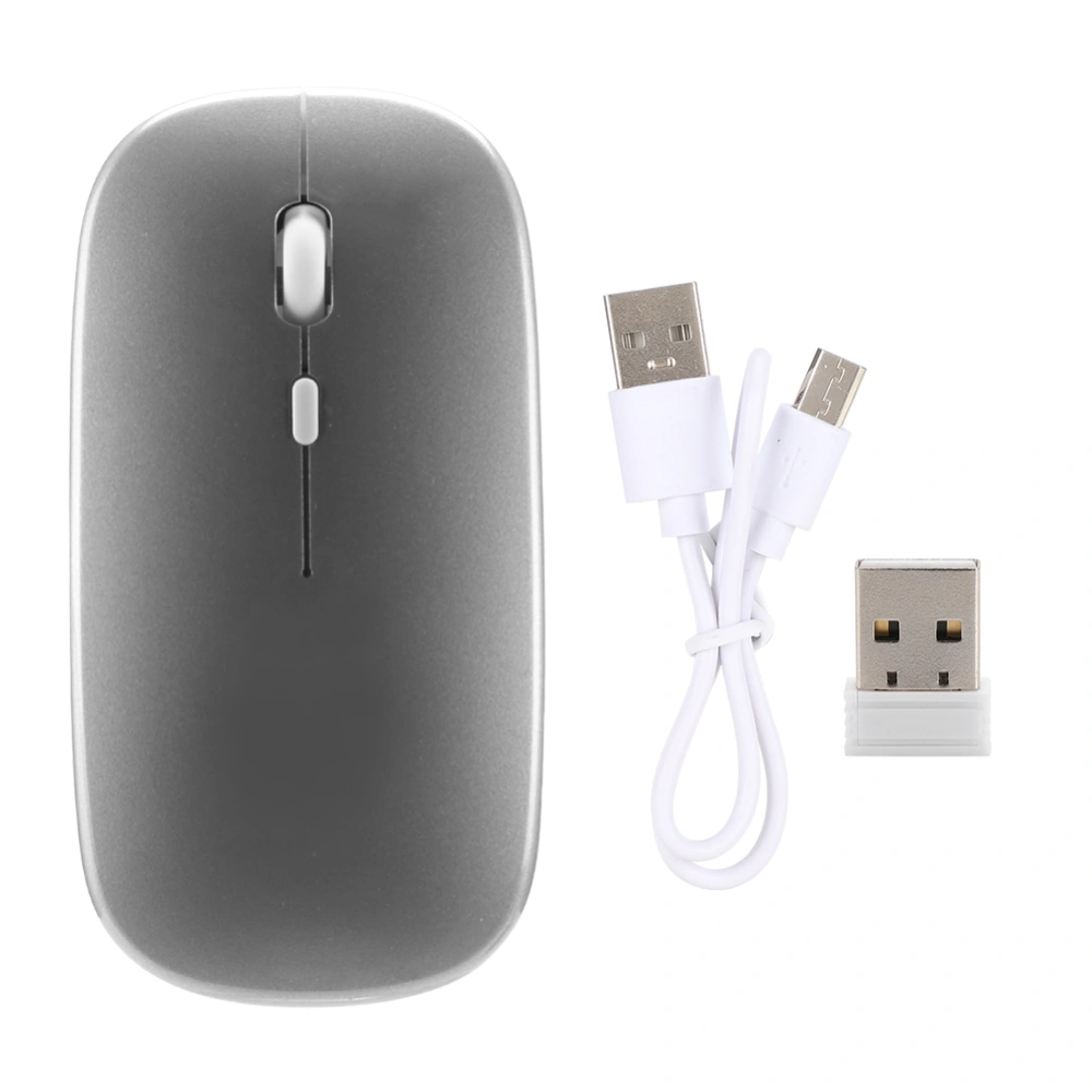 Bluetooth 2.4G Dual Mode Wireless Mouse for Windows 98 / Me / 2000 / XP / Vista / Win 7 / Win8(Silver )