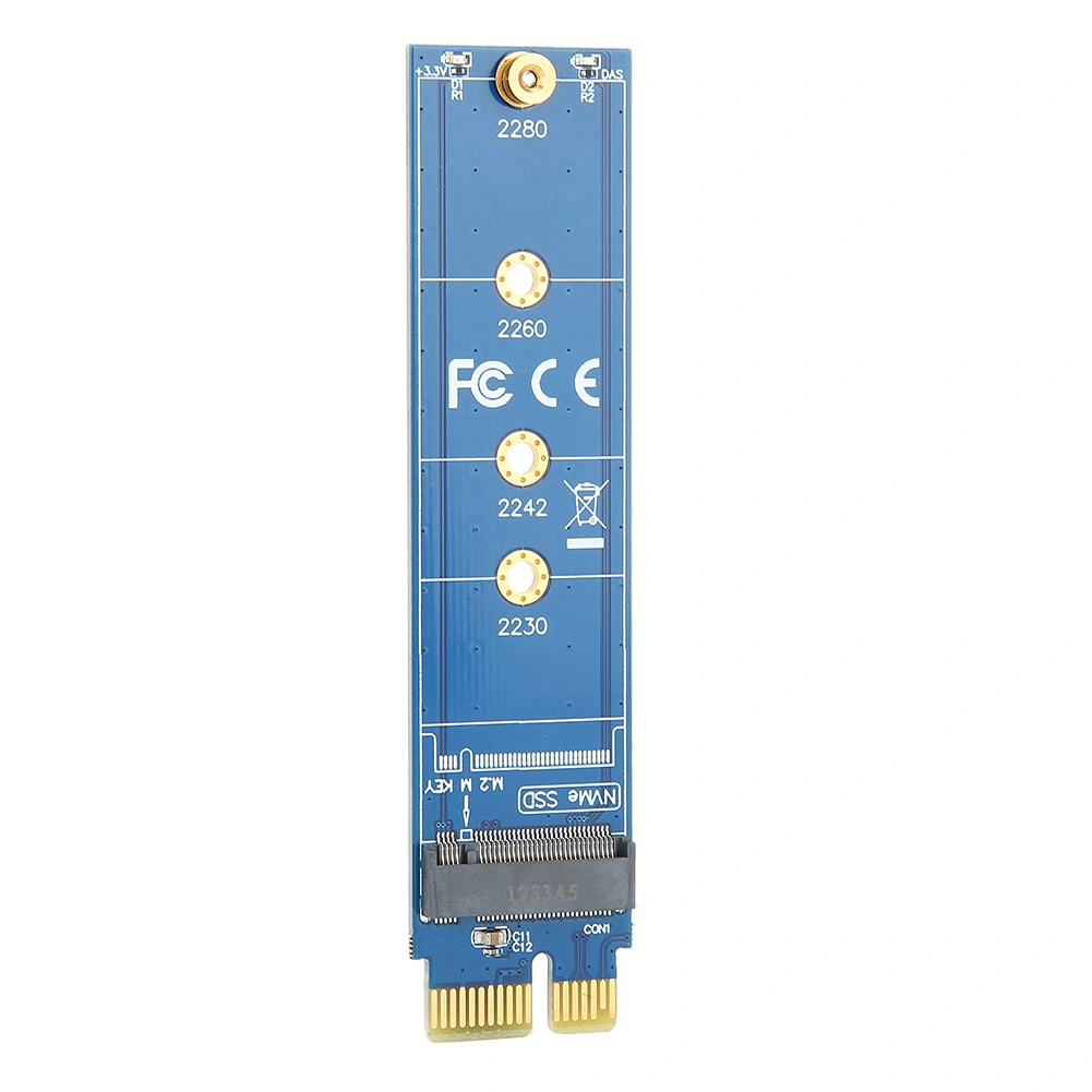 NVME Adapter Card SSD Hard Drive Card Reader PCI E 1X Test Card Computer Accessories for PCI E to NGFF M.2 Hard Drive