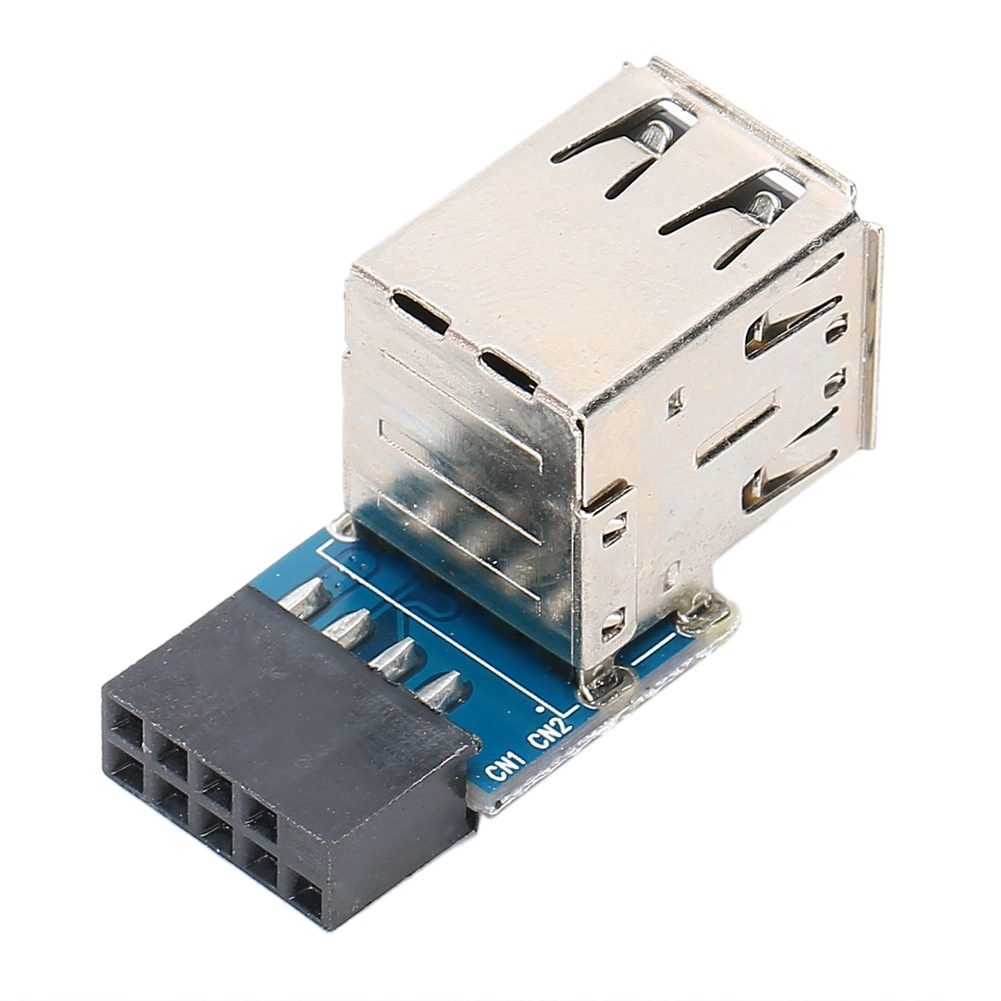 9PIN to 2 Ports USB2.0 Extended Expansion Port Adapter Computer Equipment Accessories