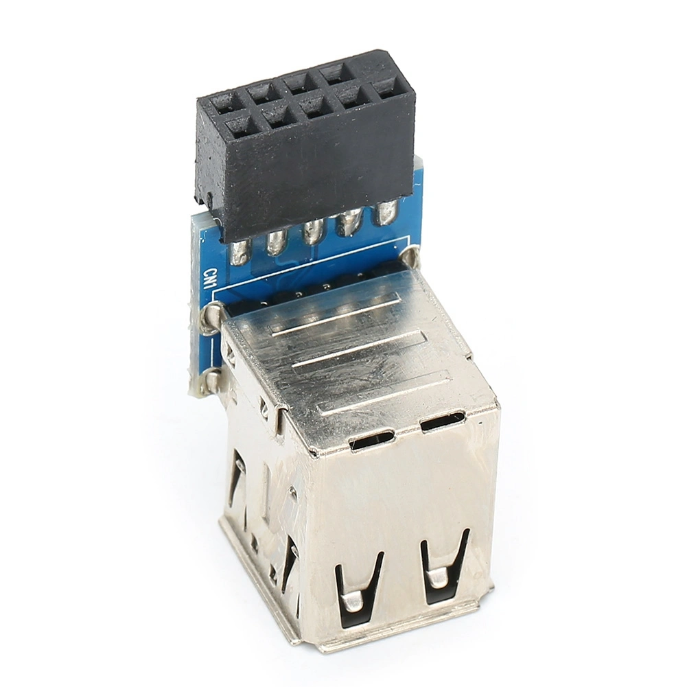 9PIN to 2 USB2.0 PC Motherboard USB Expansion Adapter Computer Accessories
