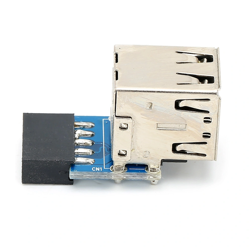 9PIN to 2 USB2.0 PC Motherboard USB Expansion Adapter Computer Accessories