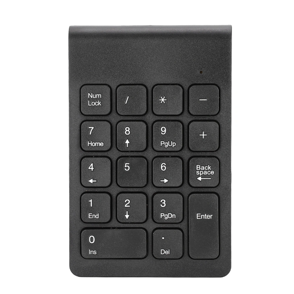 Mini Keyboard Wireless Numeric Keypad 2.4G USB Ergonomic Lightweight PC Computer AccessoryBlack