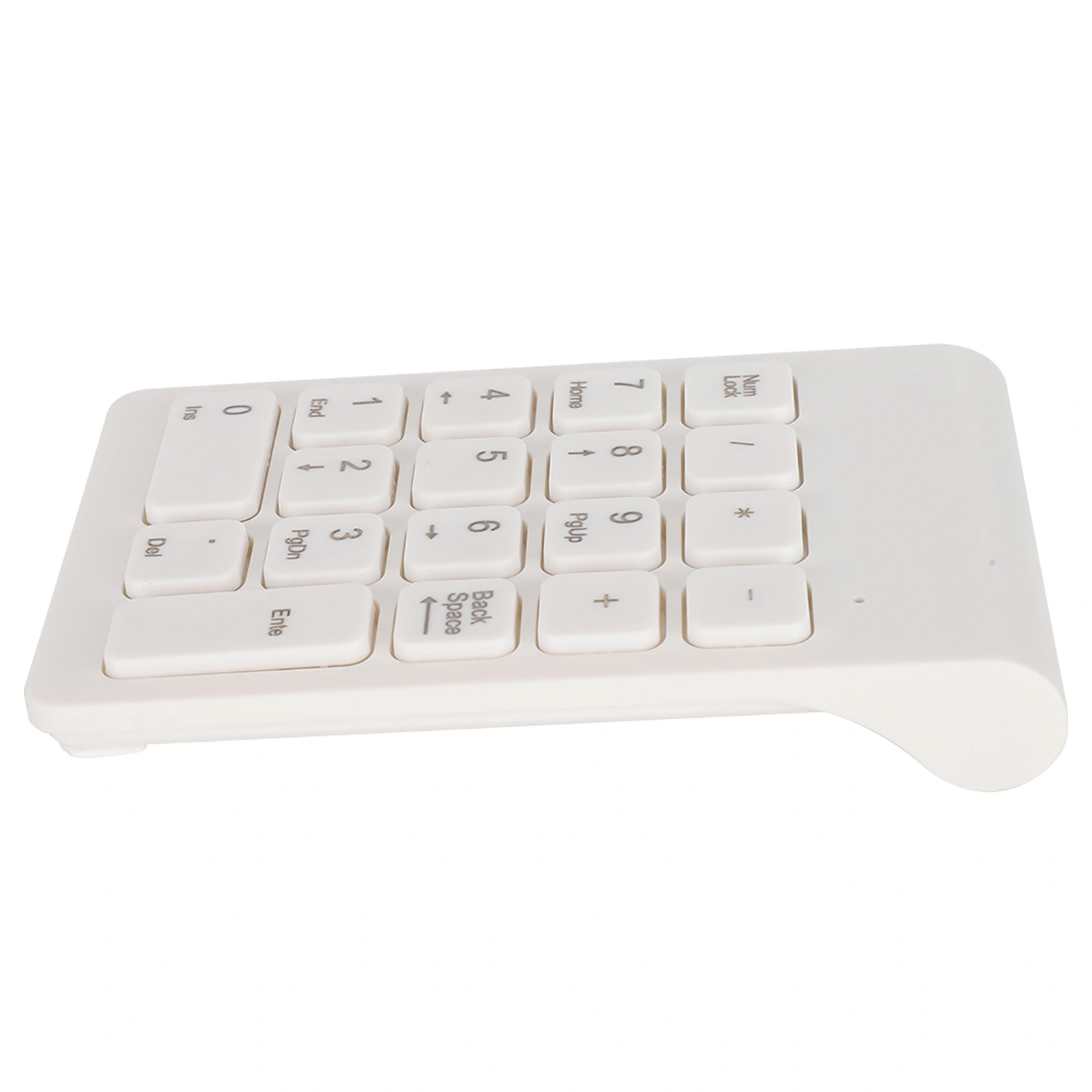 Mini Keyboard Wireless Numeric Keypad 2.4G USB Ergonomic Lightweight PC Computer AccessoryWhite