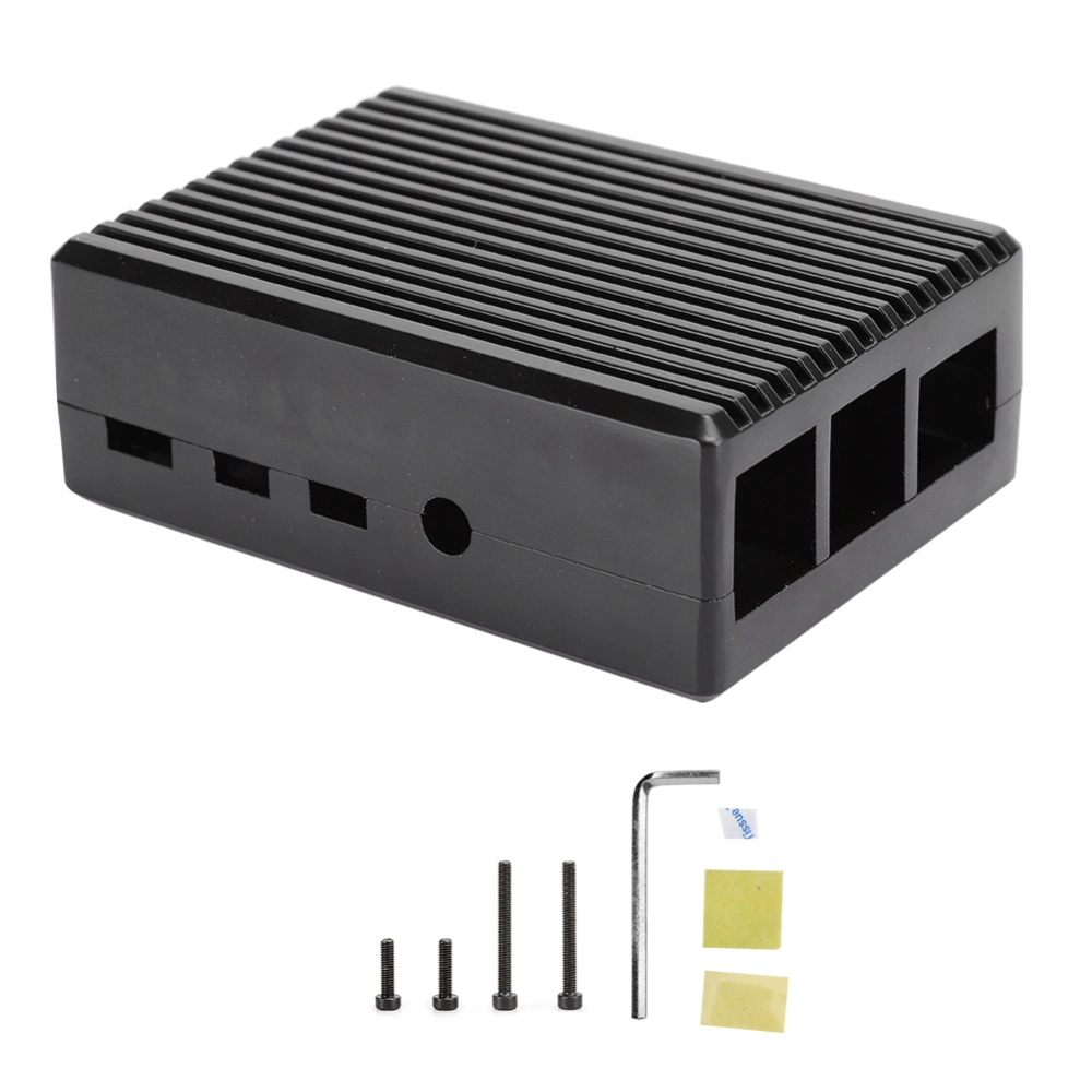 Passive Cooling Shell Case for Raspberry Pi 4B Metal Aluminum Alloy Computer Accessories