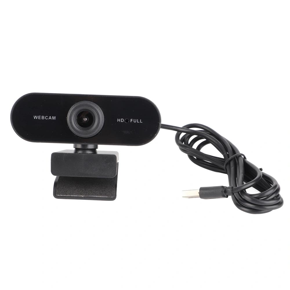 Webcam USB Camera Builtin Microphone Computer Accessory for Live Broadcast Net Class