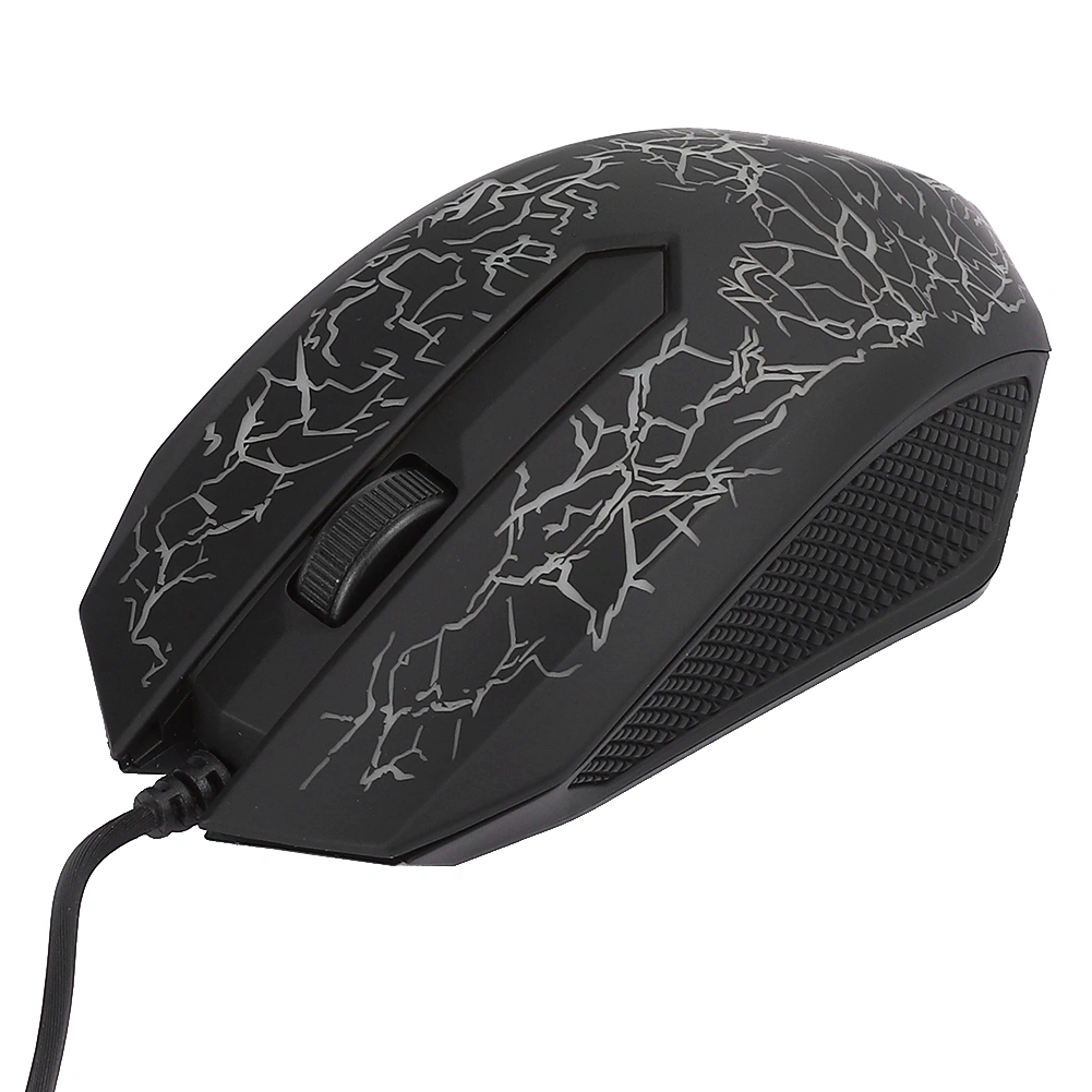 Optical Mouse Wired Professional Gaming for LOL Colorful Backlight Computer Mice A30Black A30