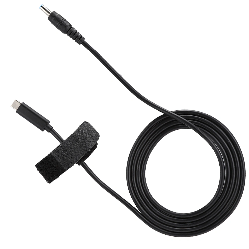 DC Plugs Cable 19V 65W PD Induction Chip USB to DC Cable 4.5mm x 3.0mm Output for HP TYPE C
