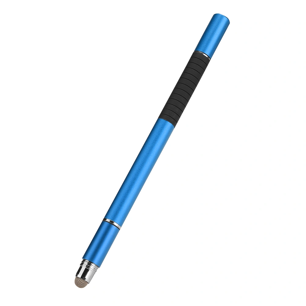 3 in 1 Cloth TipDiscBall Pen High Precision Touch Screen Capacitive Stylus for Mobile Phone Tablet(Blue )