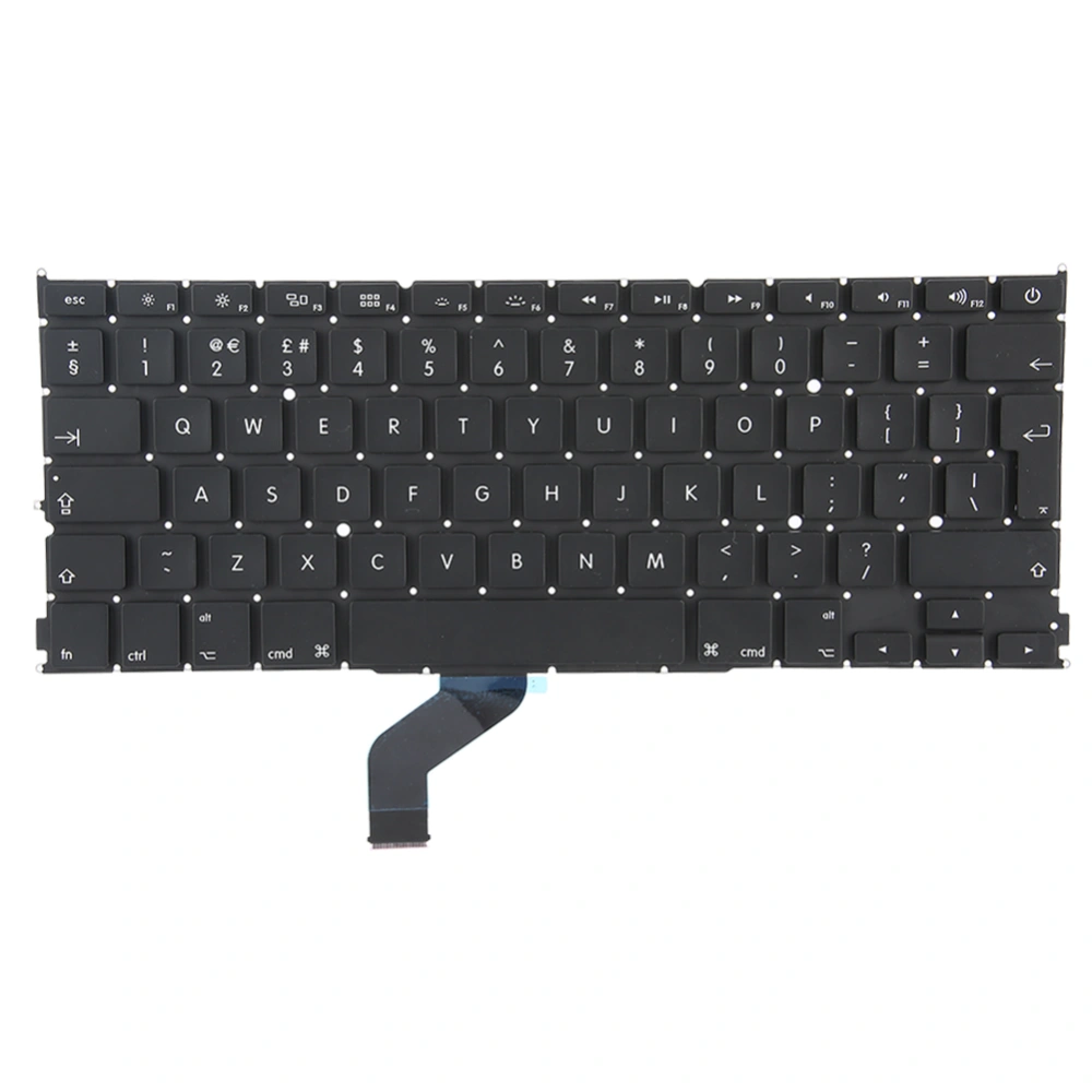 Keyboard Replacement Sensitive Touching Black UK Layout Fit for MACBOOK PRO A1425 13"