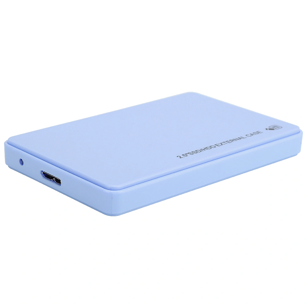 2.5in Mobile Hard Drive External Case ABS 5Gbps Transmission HDD Box USB3.0 SATABlue