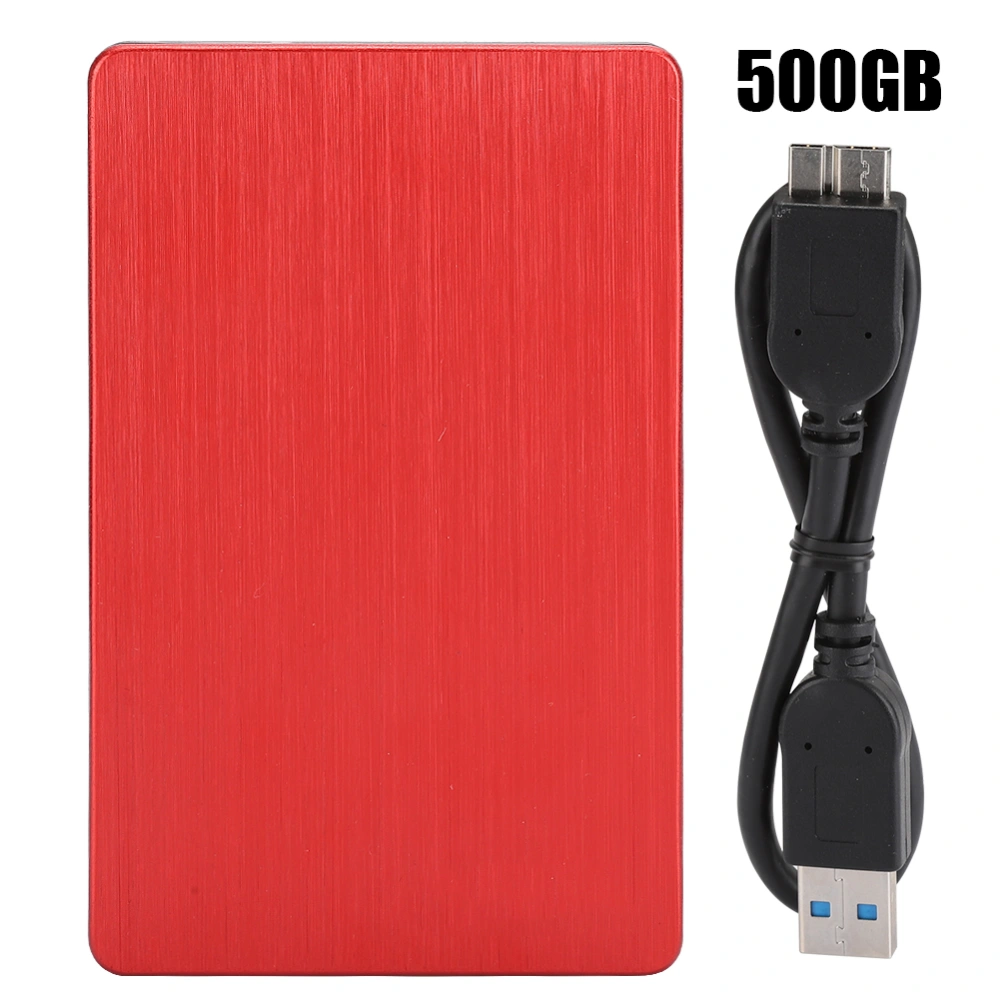 2.5in Mobile Hard Disk Red USB3.0 HDD/SSD to SATA 160GB/250GB/320GB/500GB/1TB/2TB500GB