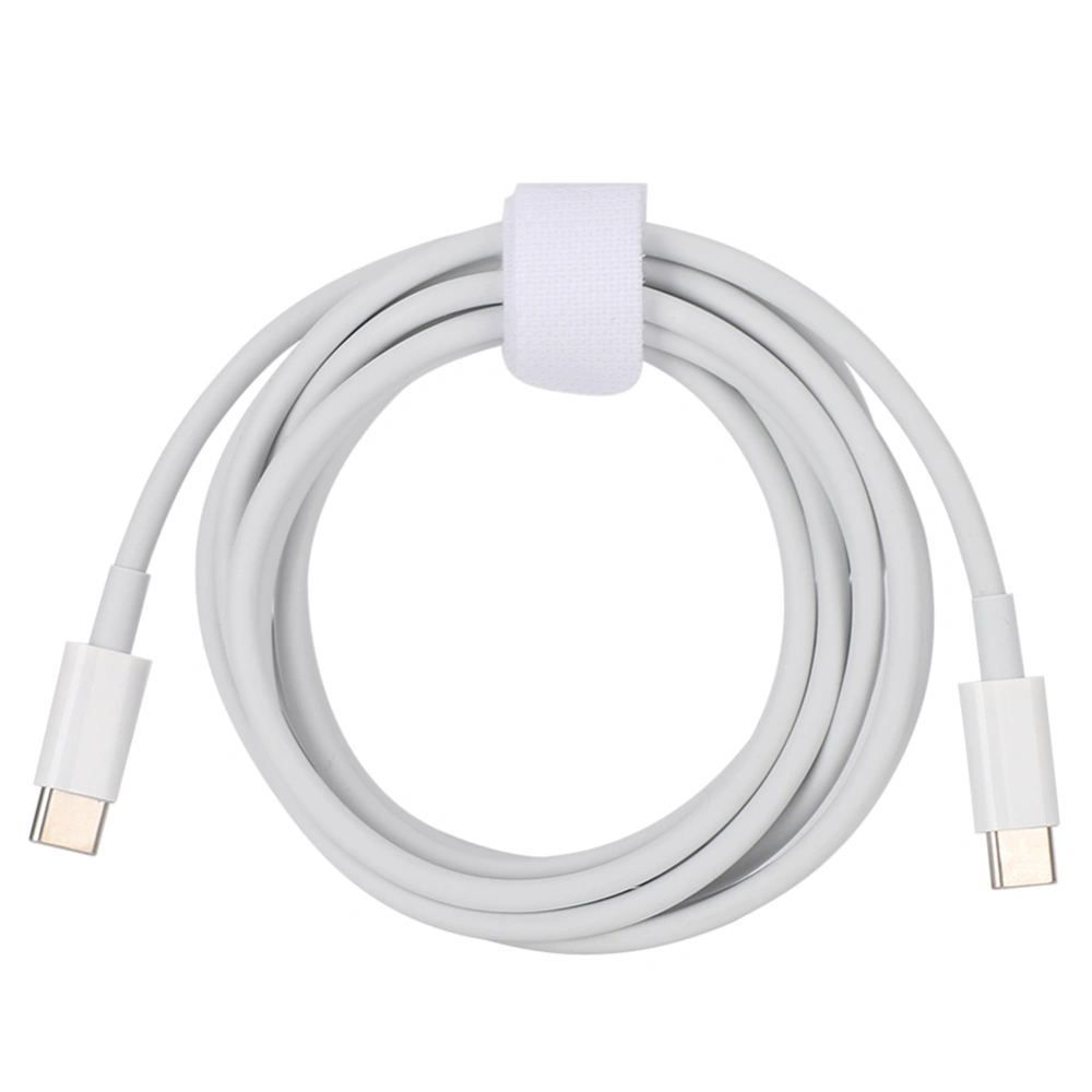 PVC 100W 5A TYPE C Male to Male Interface Notebook Computer Laptop Tablet PC Fast Charging Cable(2m )