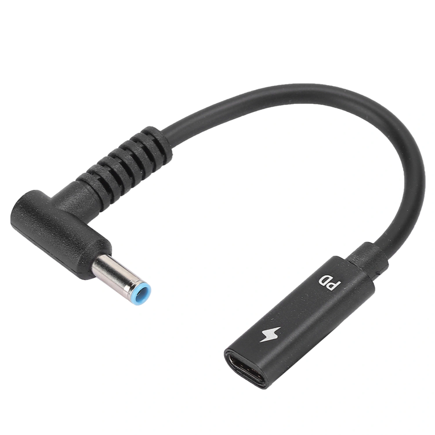 Type C Female to 4.5mm x 0.6mm Power Adapter Cable Plug Converter Charging Cable for HP