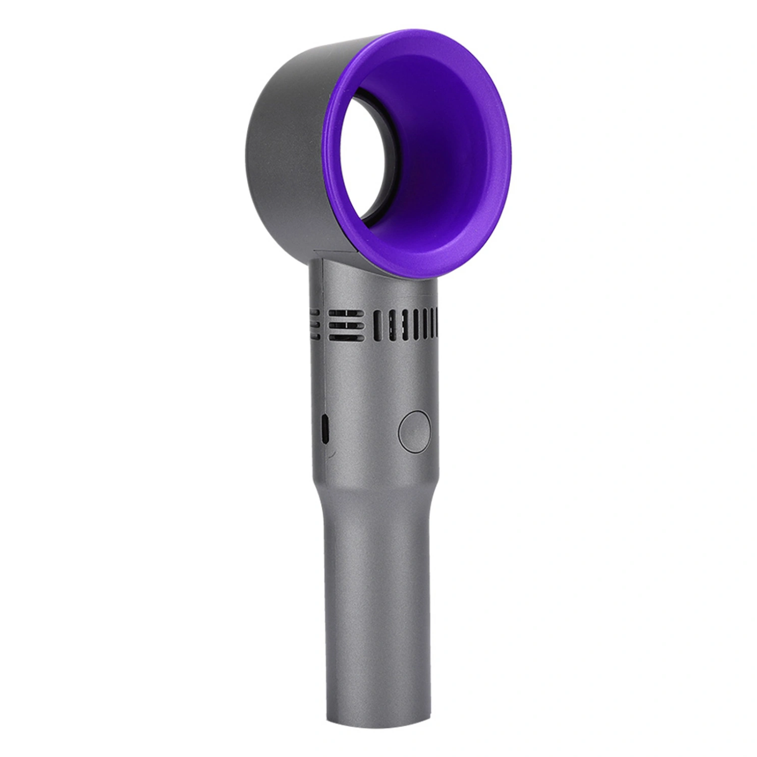 Non Blade Fan Mini Handheld Portable USB Rechargeable Fan Fourth Generation for Home Outdoor(Violet )
