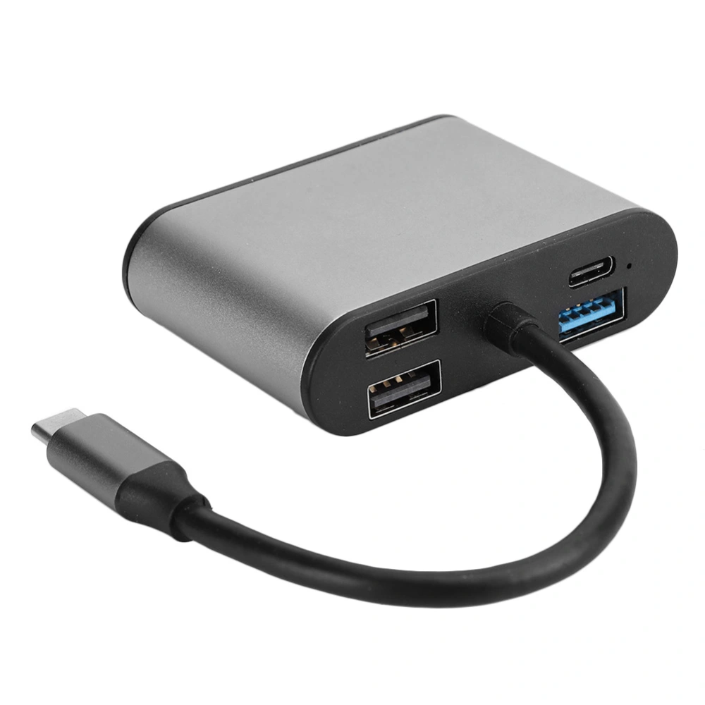 8 in 1 USB-C Hub Gray Multi-Functional Expansion Dock Type-C to HDMI+VGA+PD ConnectorGray