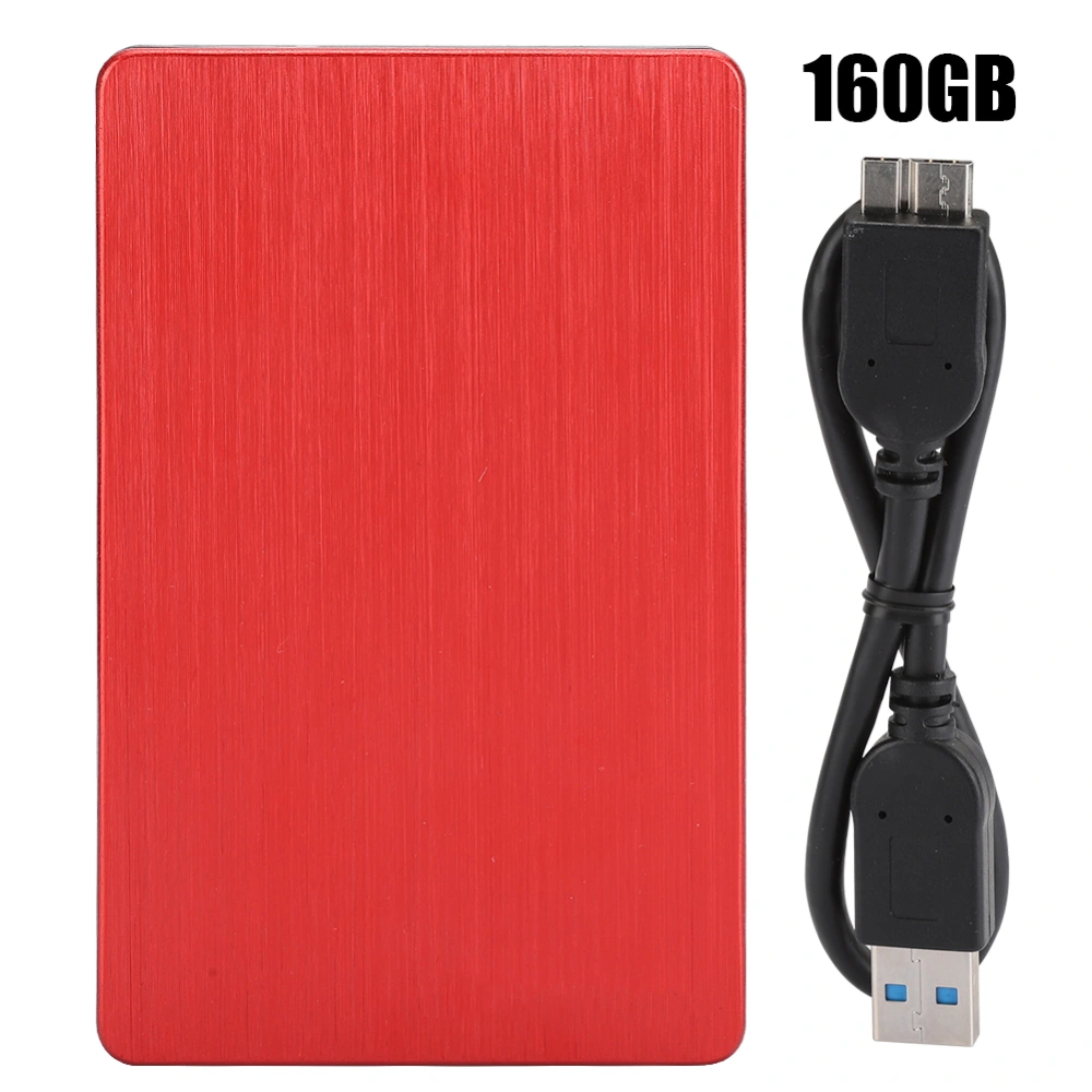 2.5in Mobile Hard Disk Red USB3.0 HDD/SSD to SATA 160GB/250GB/320GB/500GB/1TB/2TB160GB