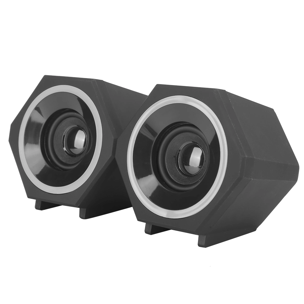 SADA Computer PC Speakers Laptop Desktop Small Audio Speaker USB Wired Subwoofer V‑138