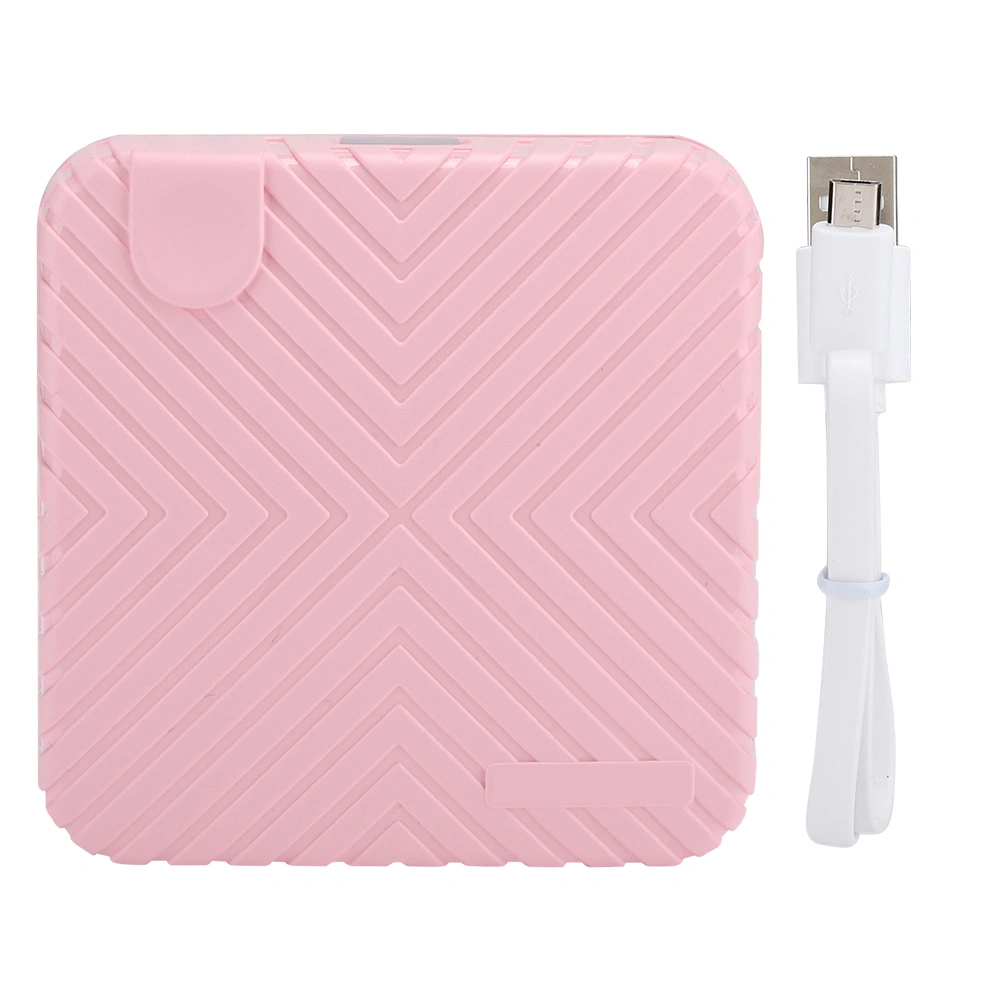 203DPI Photo ABS PC 58mm Bluetooth Printing Manual Tearing Portable Thermal Printer(Pink )