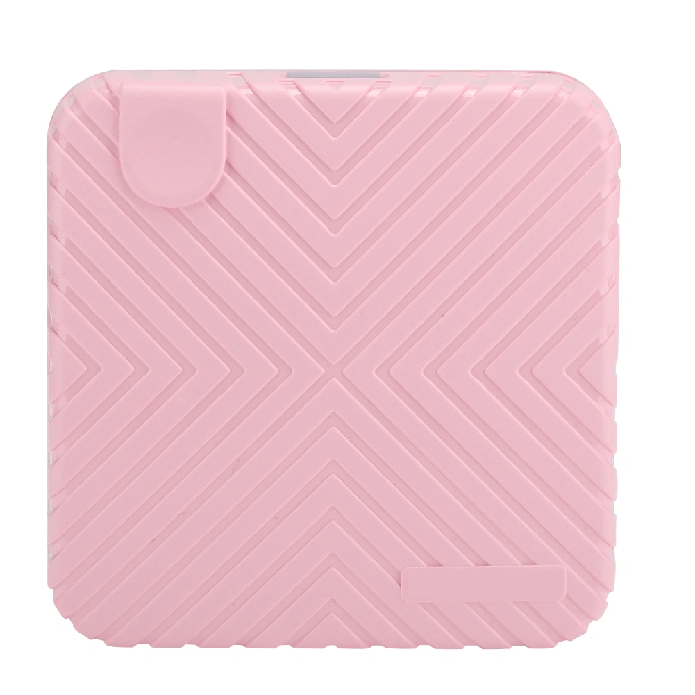 203DPI Photo ABS PC 58mm Bluetooth Printing Manual Tearing Portable Thermal Printer(Pink )