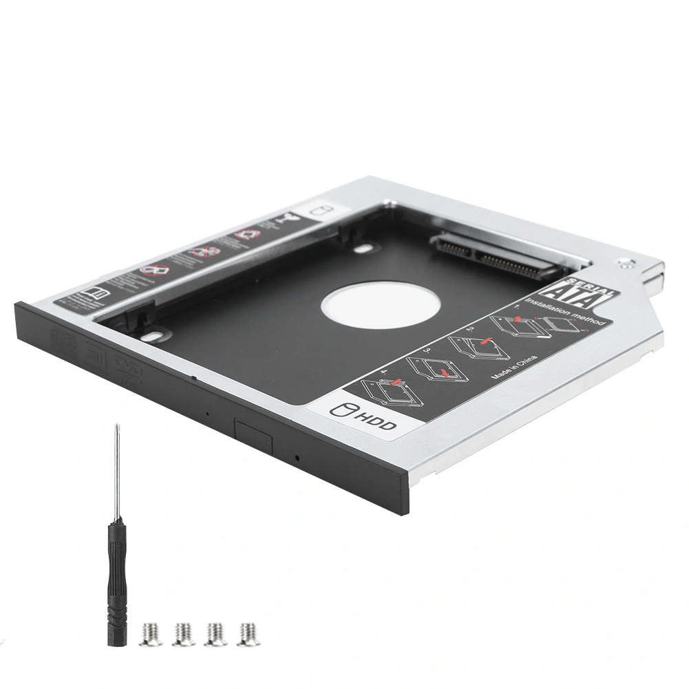 State Drive Bracket Lightweight Computer Accessory Aluminum Alloy Thickened for 9.5 MM SSD